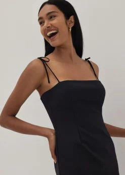 Selyn Tie Shoulder Bodycon Mini Dress