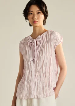 Sena Multi-way Crinkled Pleats Top