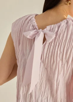 Sena Multi-way Crinkled Pleats Top