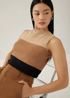 Serafina Funnel Neck Knit Top