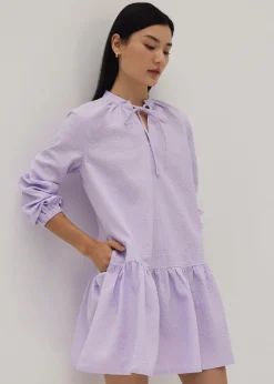 Shaira Ruched Peplum Dress