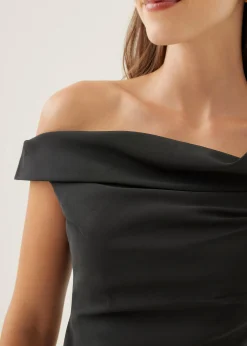 Shanneth Asymmetric Off Shoulder Top