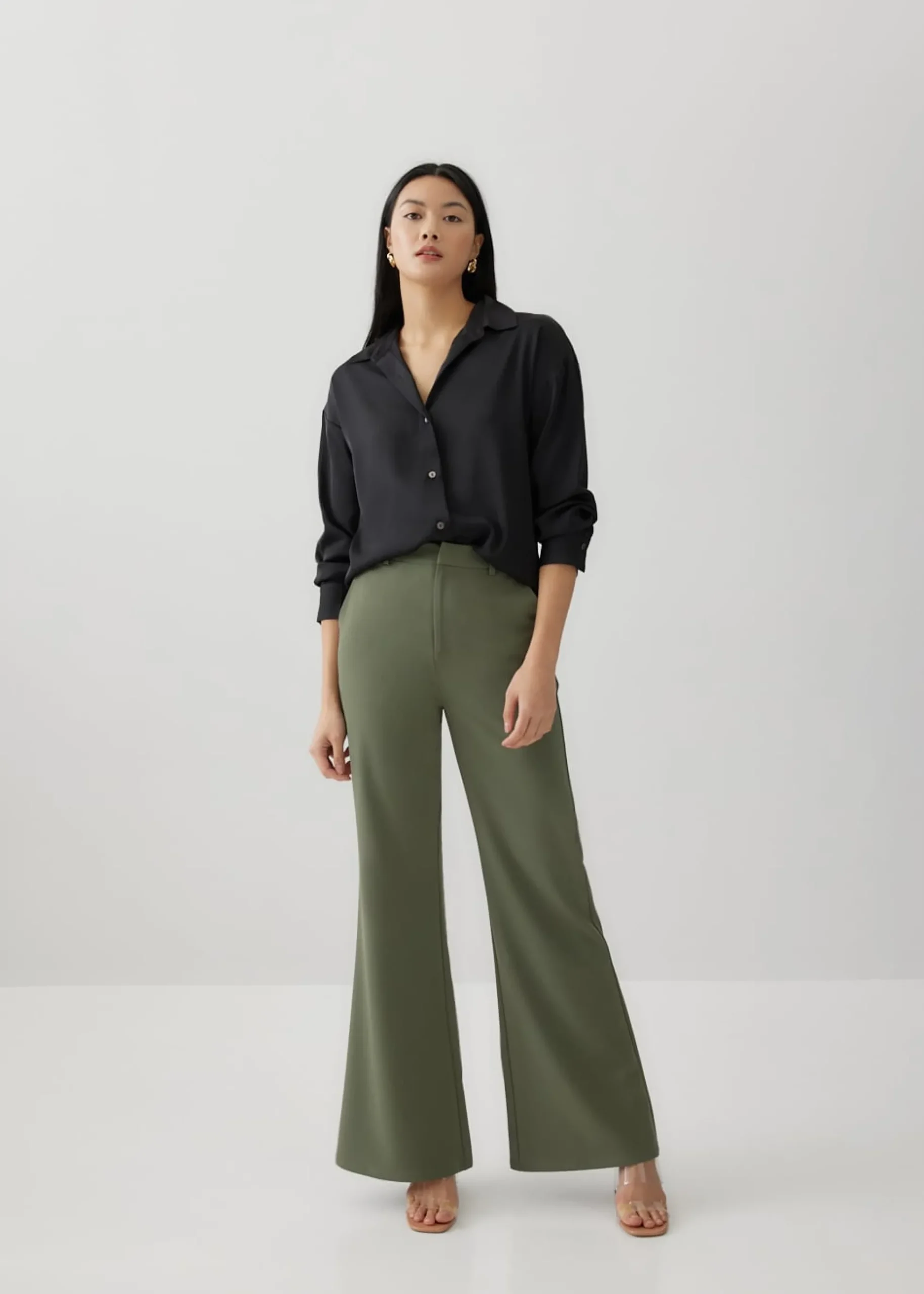 Shontelle Relaxed Satin Shirt
