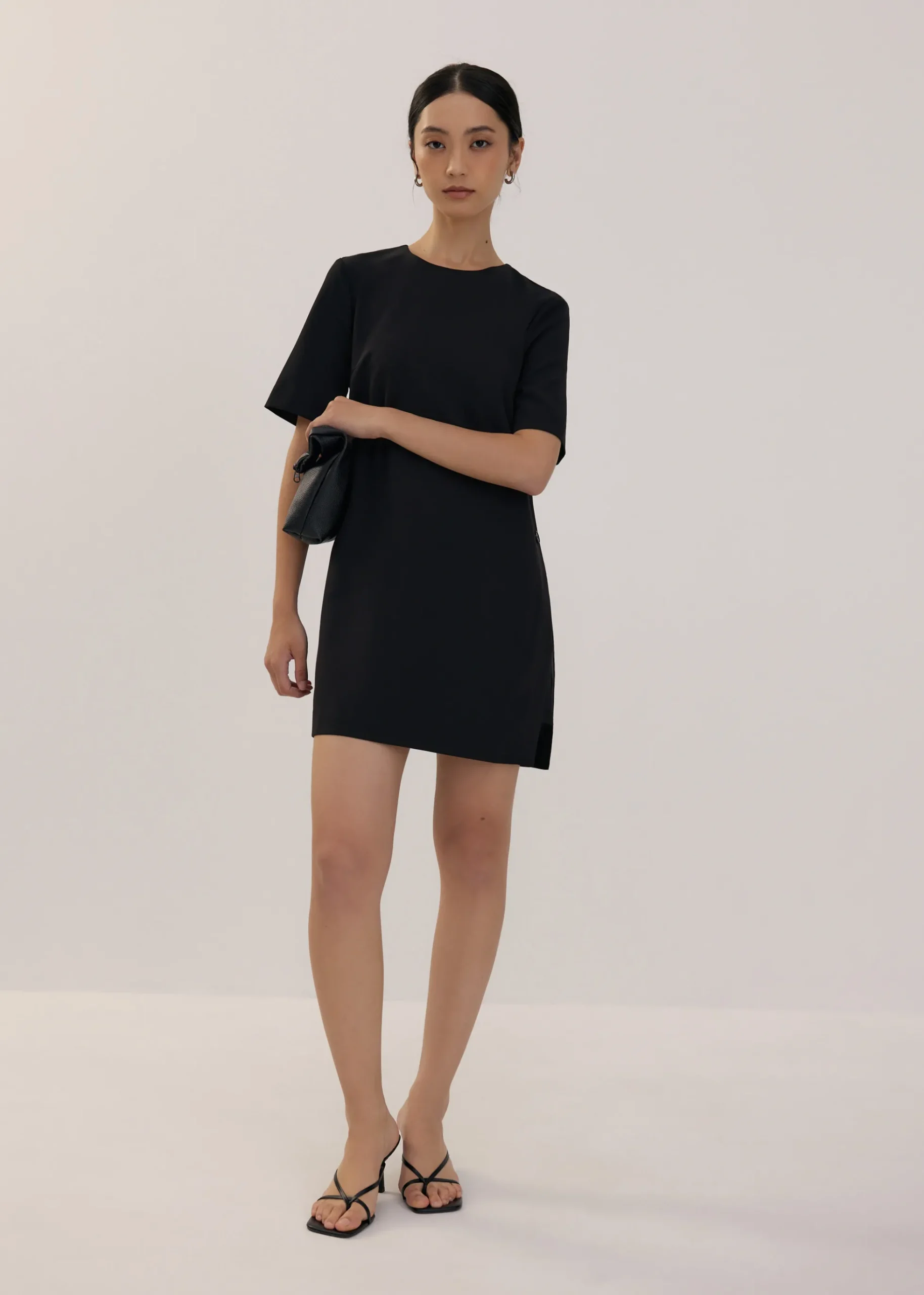 Side Slit A-line Mini Dress