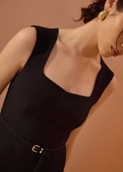 Sitti Belted A-Line Mini Dress