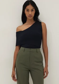 Sofena Asymmetrical Knit Top