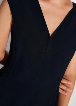 Sofi V-neck Fit & Flare Midaxi Dress