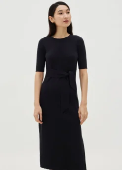 Sonya Knit Tie Sash Dress