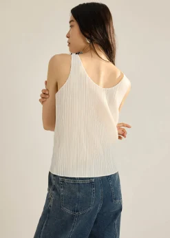 Sora Multi-way Plissé Tank