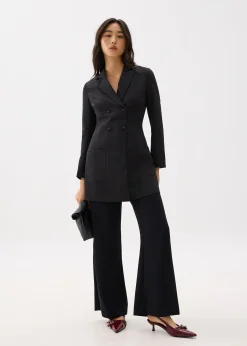 Tailored A-line Mini Blazer Dress