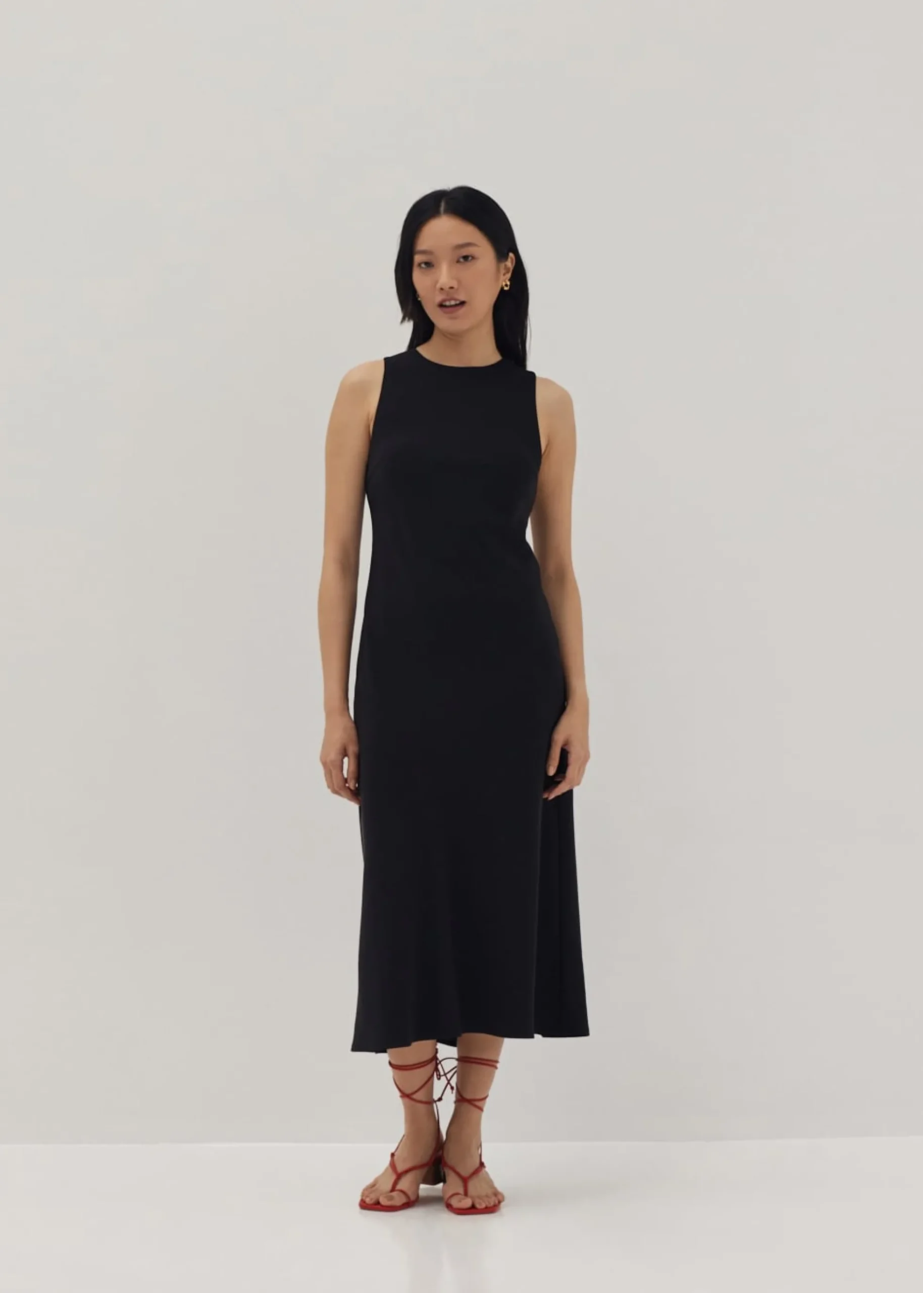 Talulah Padded Mesh Midi Dress
