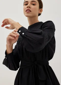 Tanisha Blouson Sleeve Ruched Babydoll Dress