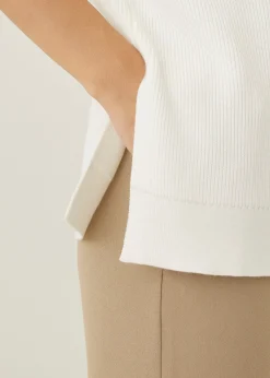 Taniya High Neck Knit Top
