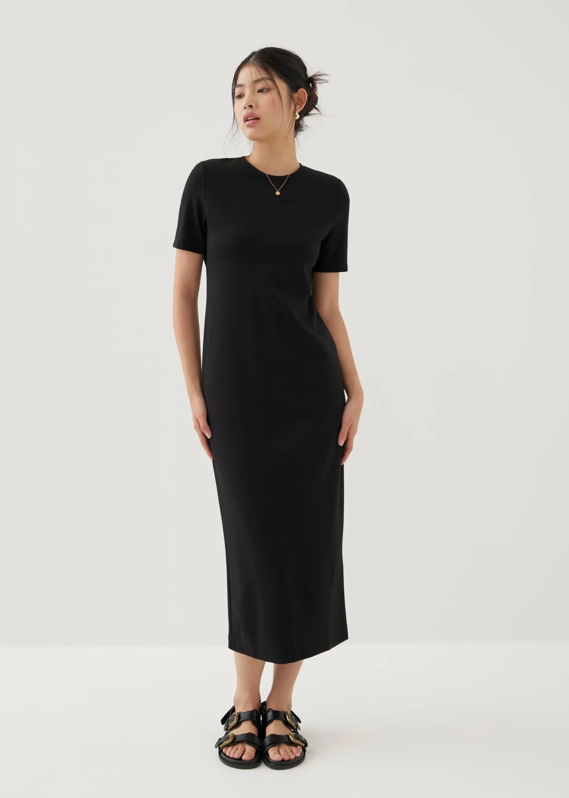 Tasmin Rayon Midaxi Shirt Dress