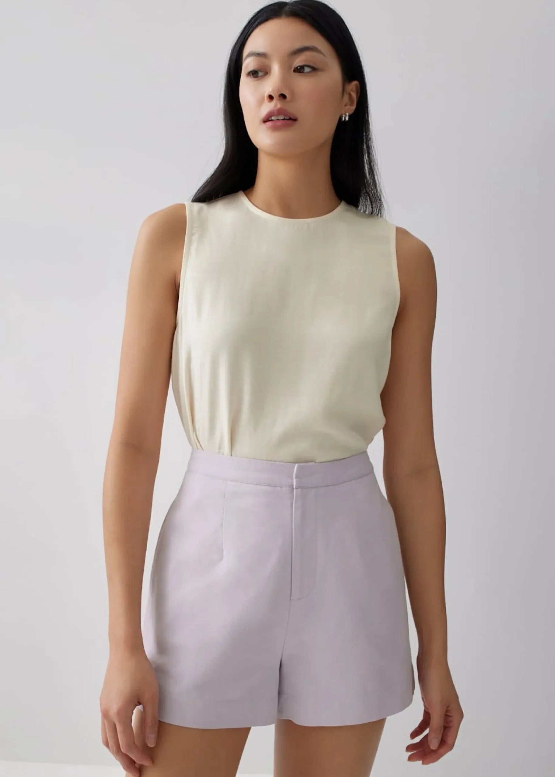 Taylor Linen Shell Top