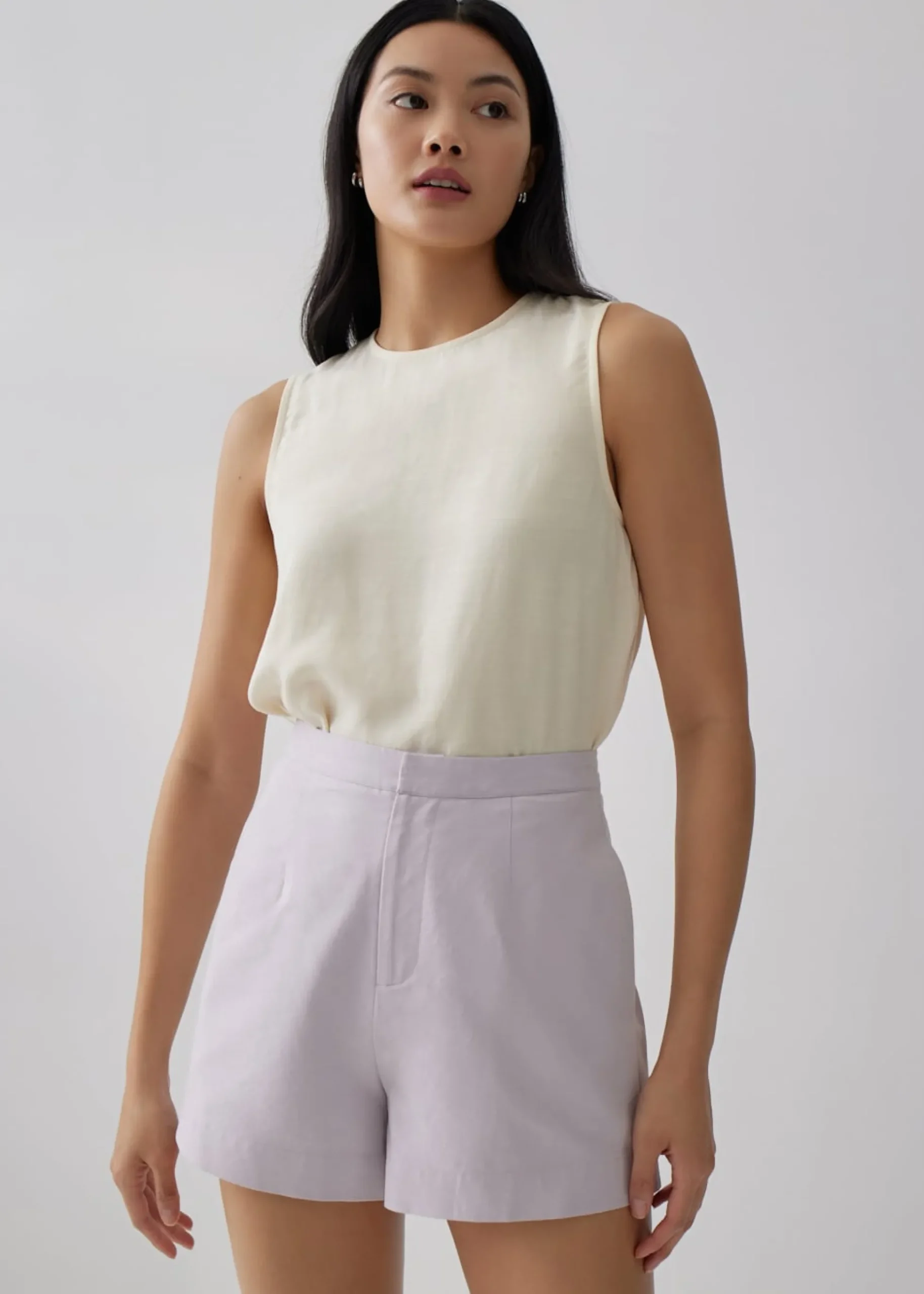 Taylor Linen Shell Top