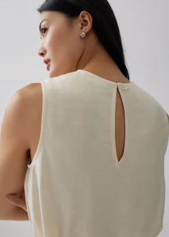 Taylor Linen Shell Top