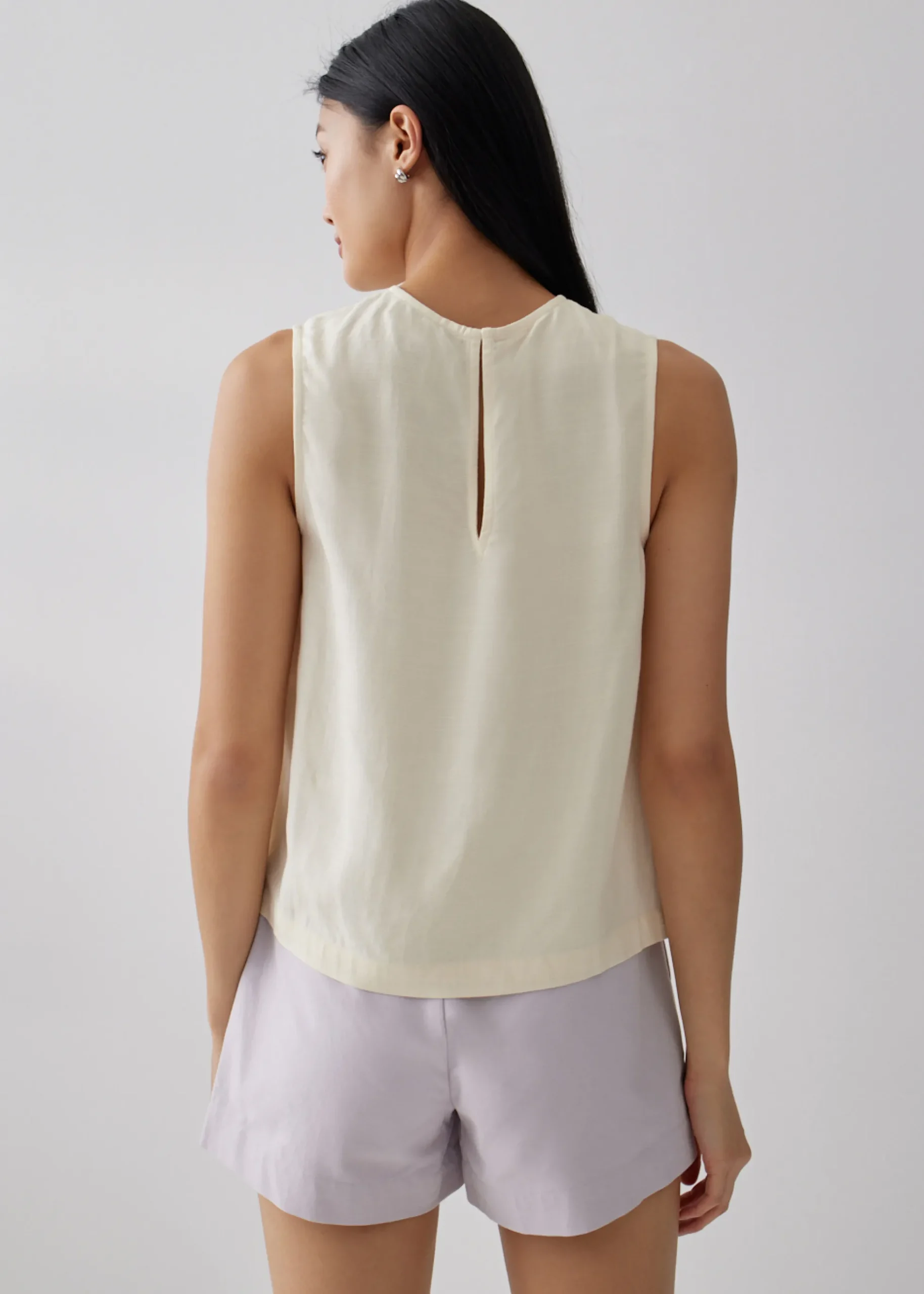 Taylor Linen Shell Top