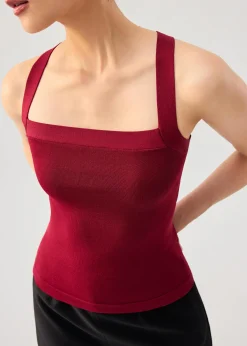 Tola Knit Cross Back Tank Top