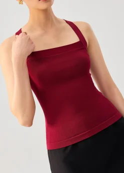 Tola Knit Cross Back Tank Top