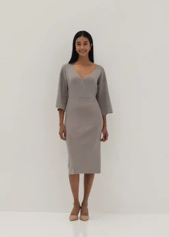 Tori Column Midi Knit Dress