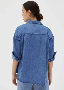 Trinity Denim Collared Shirt
