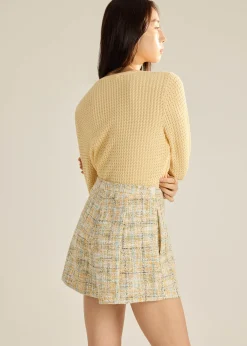Tweed A-Line Shorts