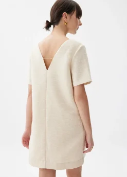 Tweed Shift Mini Dress
