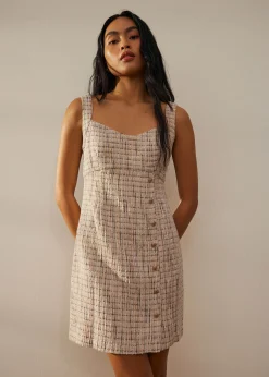 Tweed Sweetheart A-line Mini Dress