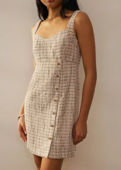 Tweed Sweetheart A-line Mini Dress