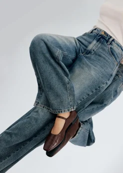 Tzuyu Denim Straight Leg Jeans