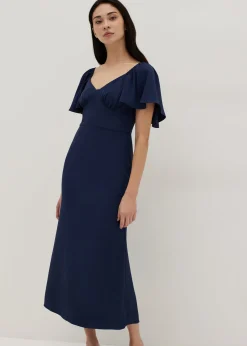 Valorie Flutter Sleeve Mermaid Dress