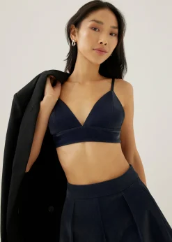 Violy Padded Pleather Bralette