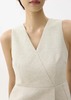 V-neck Peplum Wrap Top
