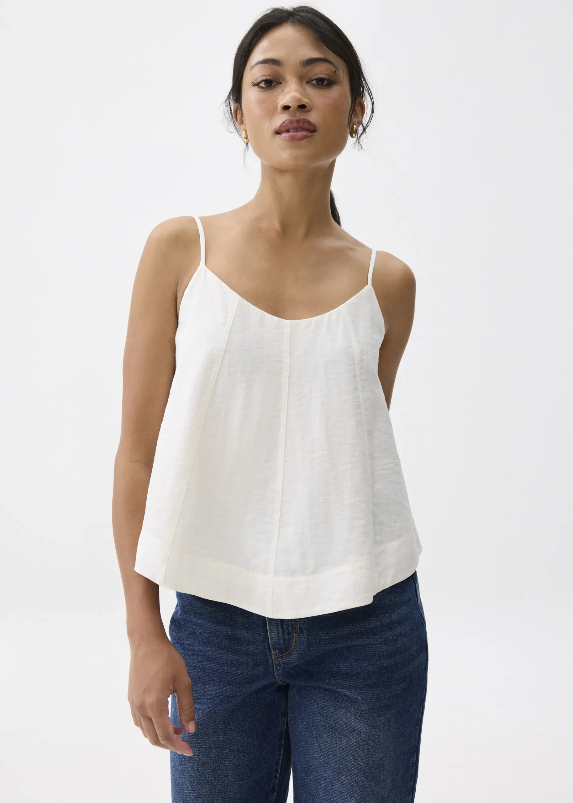 V-neck Trapeze Camisole Top