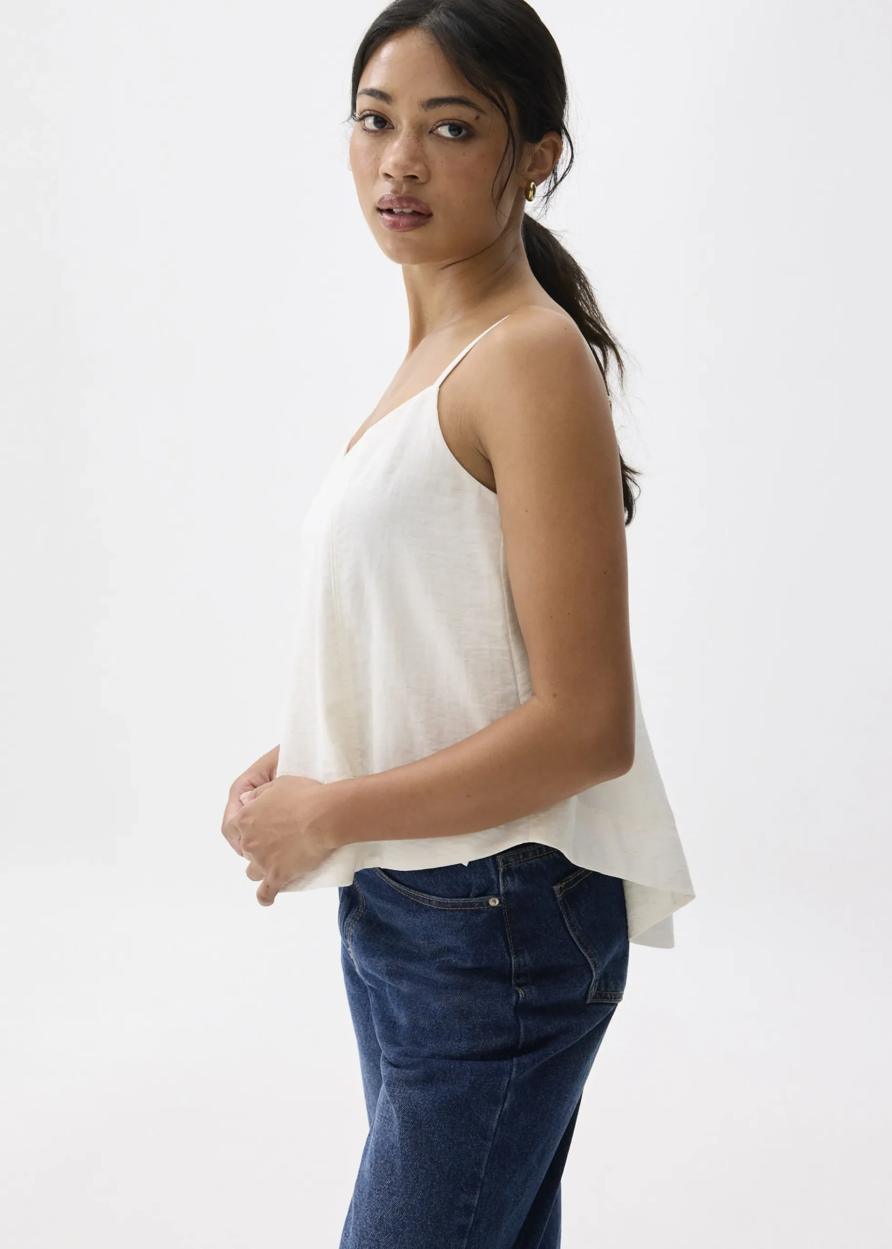 V-neck Trapeze Camisole Top