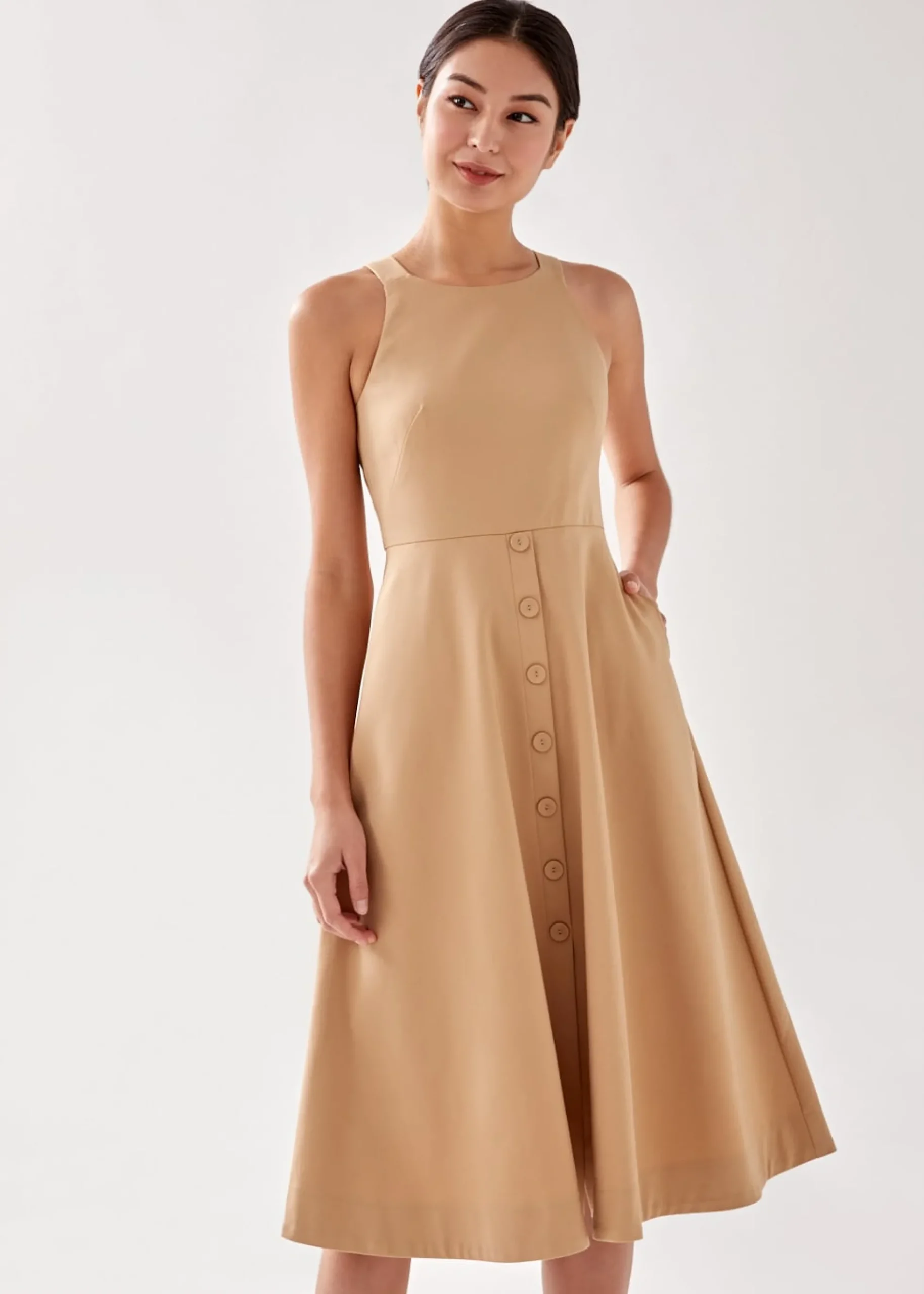 Waleria A-line Midi Dress