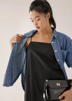 Whitley Denim Drop Shoulder Shirt