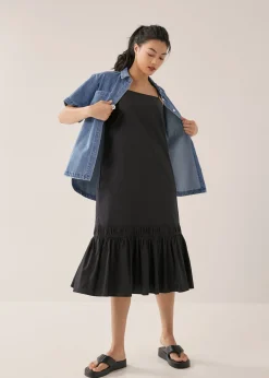 Whitley Denim Drop Shoulder Shirt