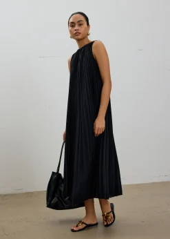 Willa Reversible Sunray Pleated Midaxi Dress