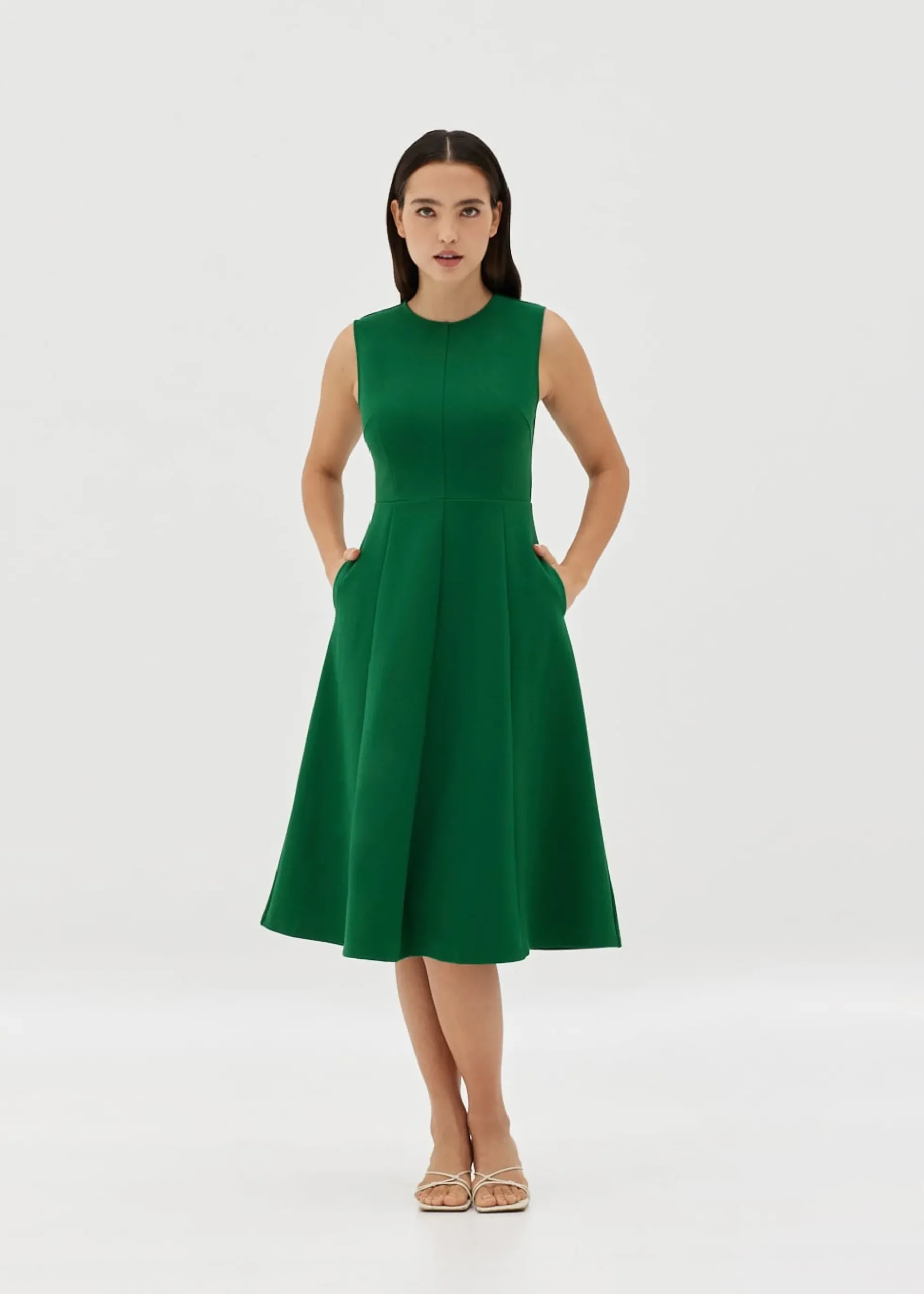 Winona Panelled Fit & Flare Dress