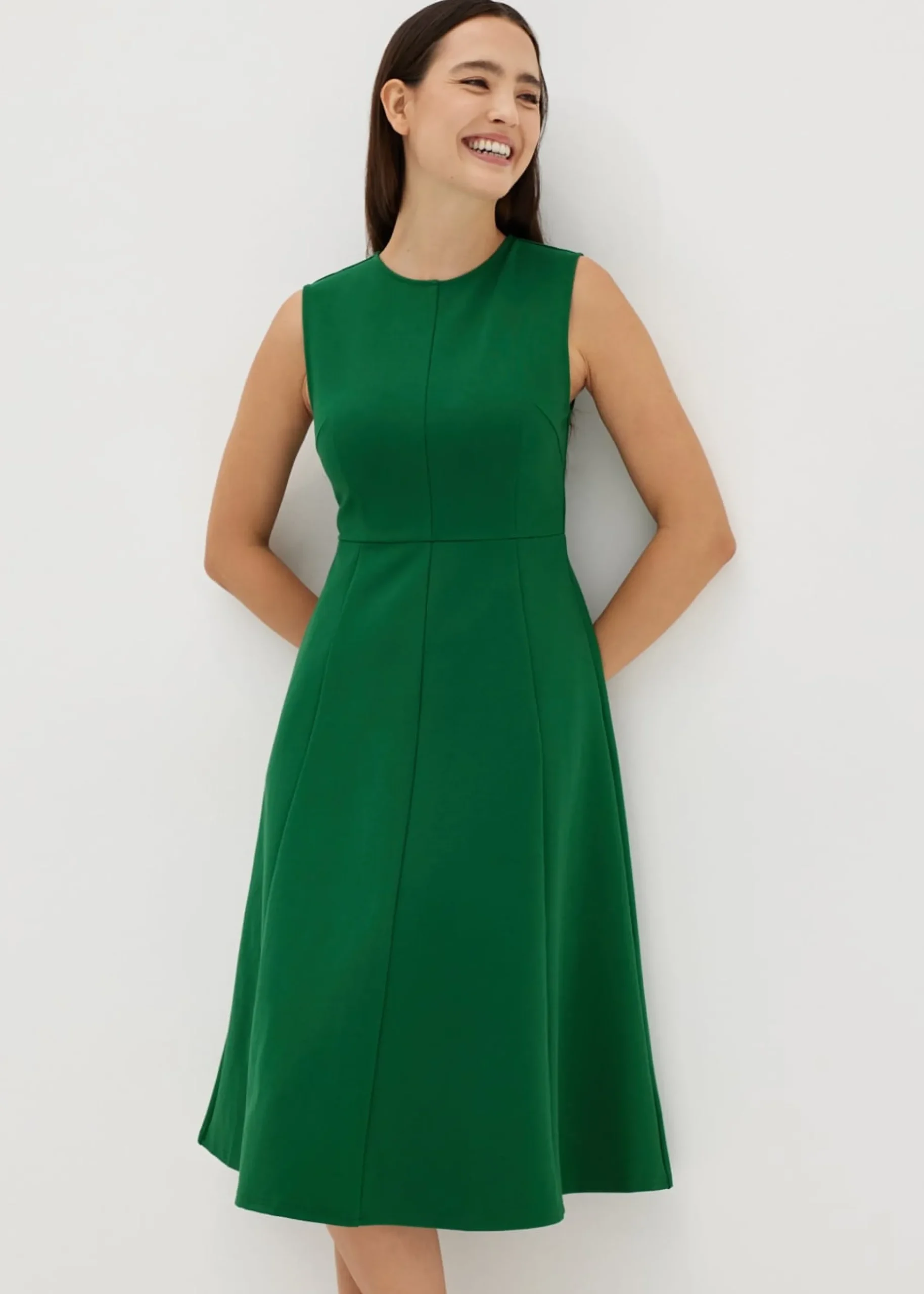 Winona Panelled Fit & Flare Dress