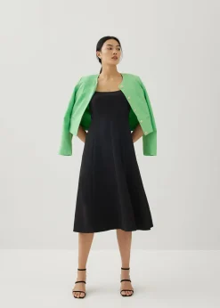 Wynna Textured Fit & Flare Dress