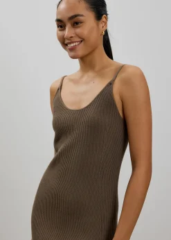 Yara Classic Knit Bodycon Midi Dress