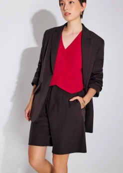 Yuna Relaxed V-neck Vest