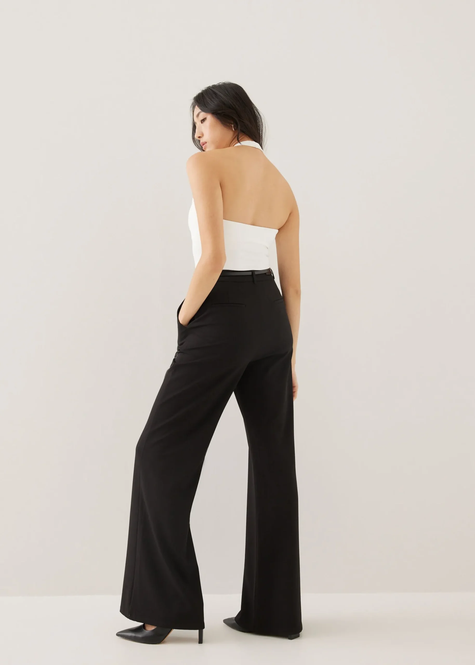 Zadie Padded Jersey Halter Top