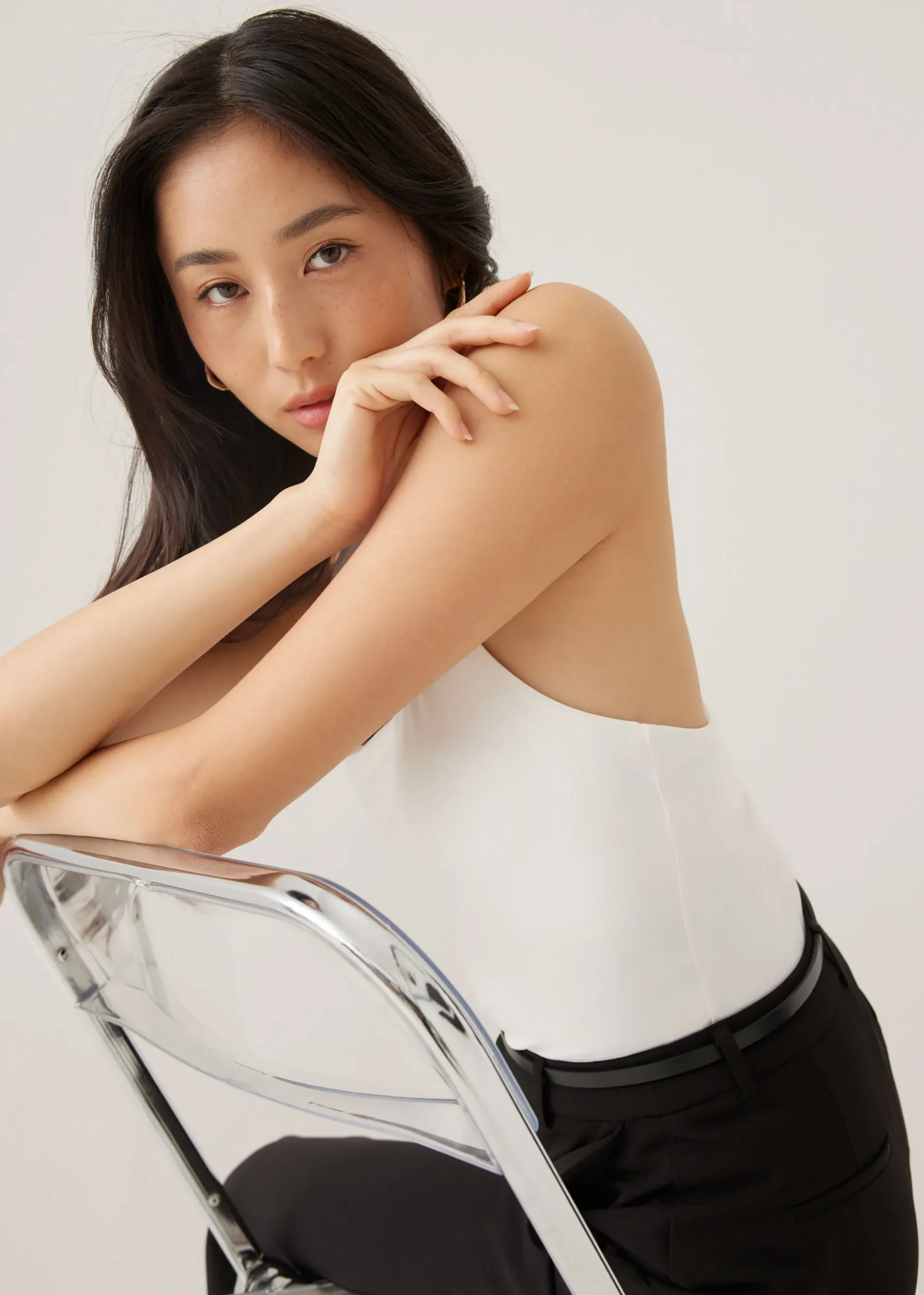 Zadie Padded Jersey Halter Top