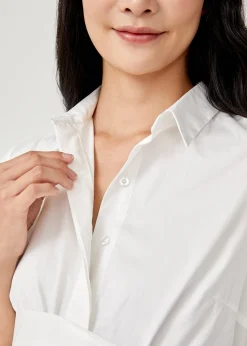 Zuriea Maternity Pleat Back Shirt Dress